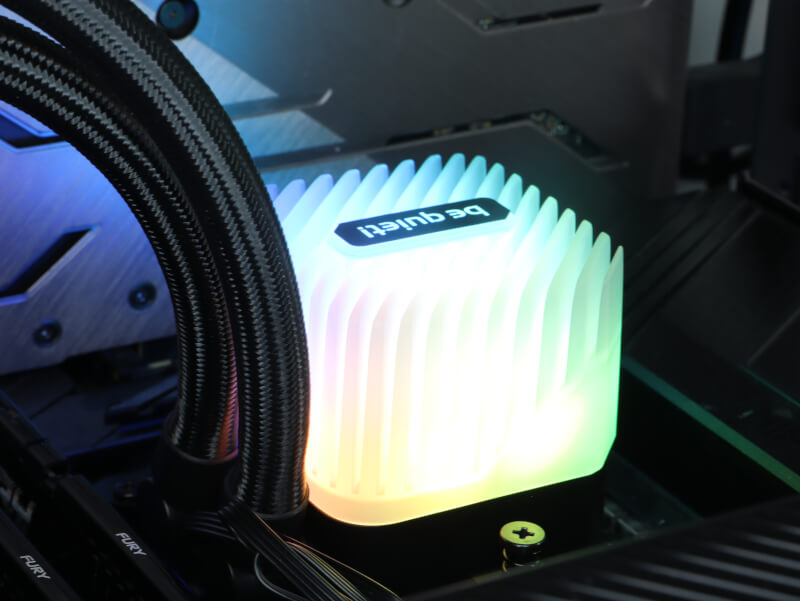 AIO CPU cooler Light Loop 240 Be quiet! ARGB Light Wings LX LED Intel AMD watercooler.JPG